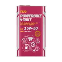 MANNOL 7832 масло моторное 4-Takt Powerbike 15W-50 (1л) 78321