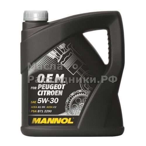 Масло моторное MANNOL O.E.M. for PEUGEOT CITROEN 5W-30 (4л) 1065