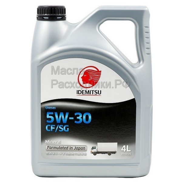 Масло моторное IDEMITSU DIESEL CF/SG 5W-30 (4л) 30075040746