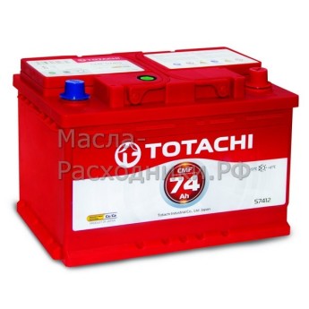 Аккумуляторная батарея TOTACHI CMF 57412 74Ah (L) (-/+) CMF5741274