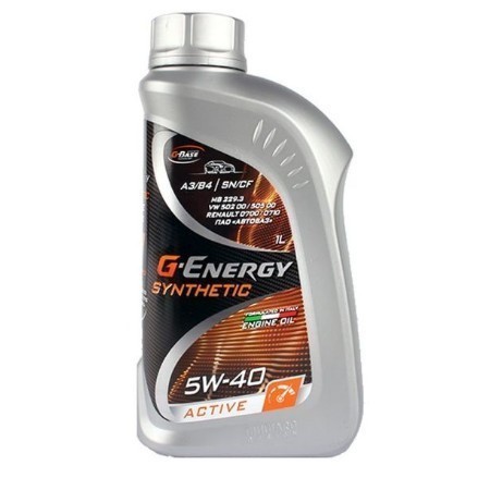 Масло моторное G-Energy Synthetic Active 5W-40 SN/CF (1л) 253142409