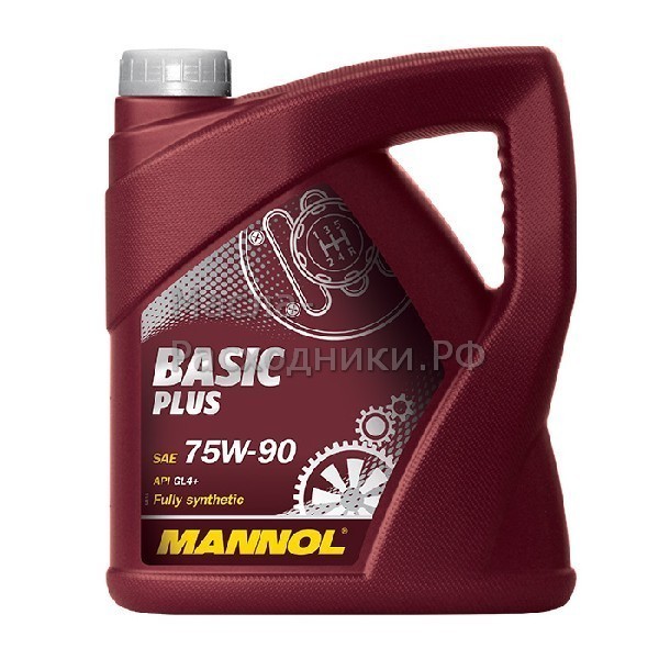 Масло трансмиссионное Mannol Basic Plus 75W-90 (4л) 1322