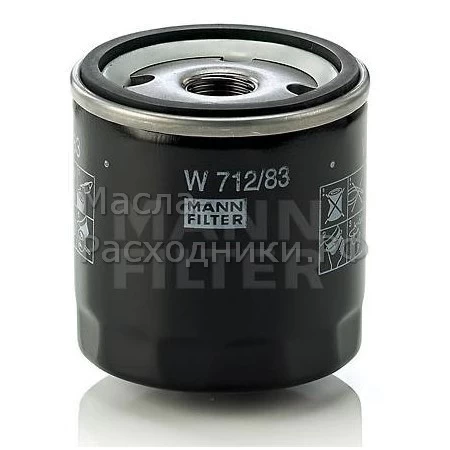 Фильтр масляный W712/83 MANN (Lexus GX/RX, Toyota Camry/Land Cruiser/Prado)