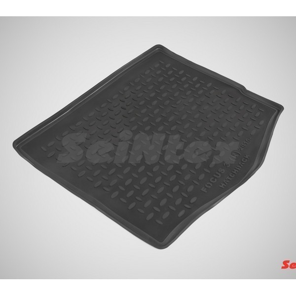 SEINTEX Коврик в багажник FORD FOCUS 3 hat. (полимерный) черный (шт) (2016-) 87640