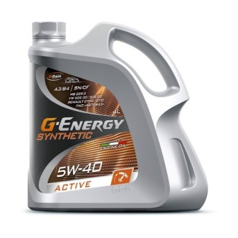 Масло моторное G-Energy Synthetic Active 5W-40 SN/CF (4л) 253142410