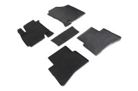 Коврики резиновые с рисунком "Сетка" JAC S3 2014-н.в. (комплект) 95090 SEINTEX