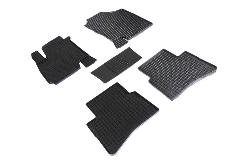 Коврики резиновые с рисунком "Сетка" JAC S3 2014-н.в. (комплект) 95090 SEINTEX