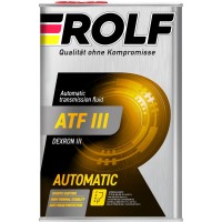 Масло трансмиссионное ROLF ATF III (4л) 322245