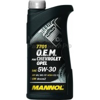 Масло моторное MANNOL O.E.M. for CHEVROLET OPEL 5W-30 (1л) 1076