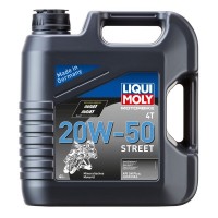 Моторное масло для 4-тактных мотоциклов Liqui Moly Motorbike 4T Street 20W-50 (4л) (арт. 1696)