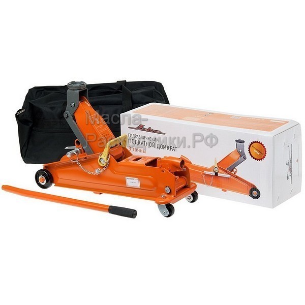 Домкрат подкатной 3т в сумке (MIN - 135 мм, MAX - 390 мм) AIRLINE AJ3F390P