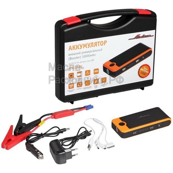 Аккумулятор внешний универсальный (Booster) 10000мАч AIRLINE APB1005