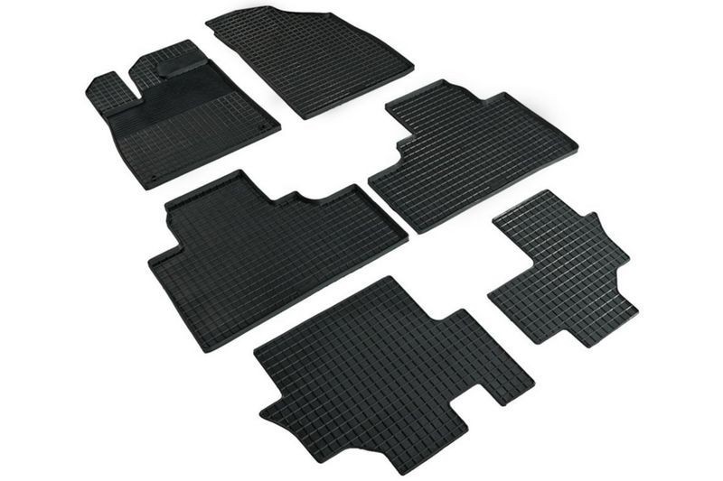 Коврики резиновые с рисунком "Сетка" для GAC GS8 II 2021-н.в. 99846 SEINTEX