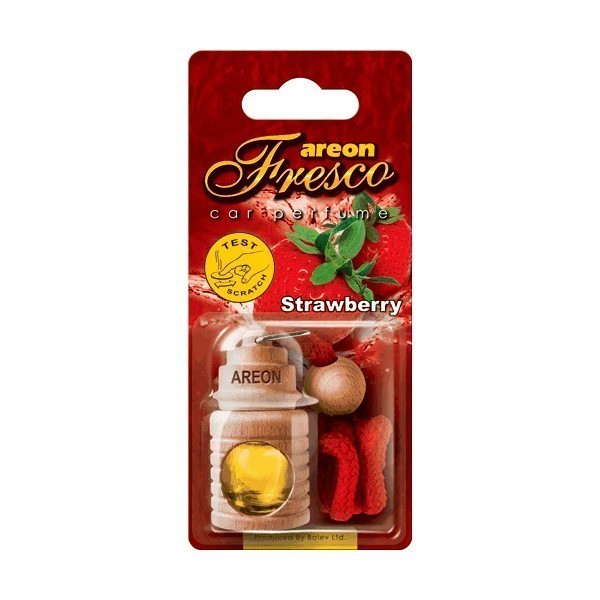 Ароматизатор для автомобиля AREON "FRESCO" STRAWBERRY (клубника) FRTN20