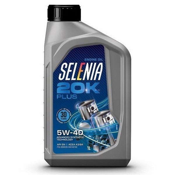 Масло моторное PETRONAS SELENIA 20К PLUS 5W-40 (1л) PETRONAS