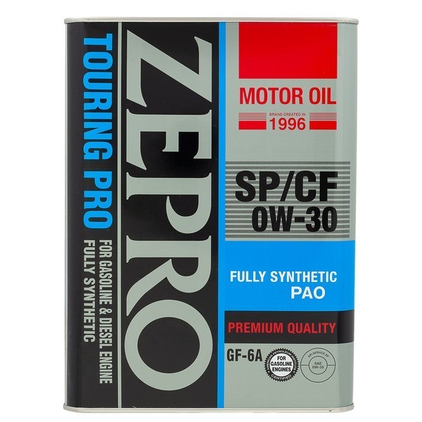 Масло моторное ZEPRO Touring Pro 0W-30 SP/CF GF-6A (4л) 42520040