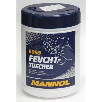 Освежающие салфетки Mannol Feuchttuecher (80 шт) 9945
