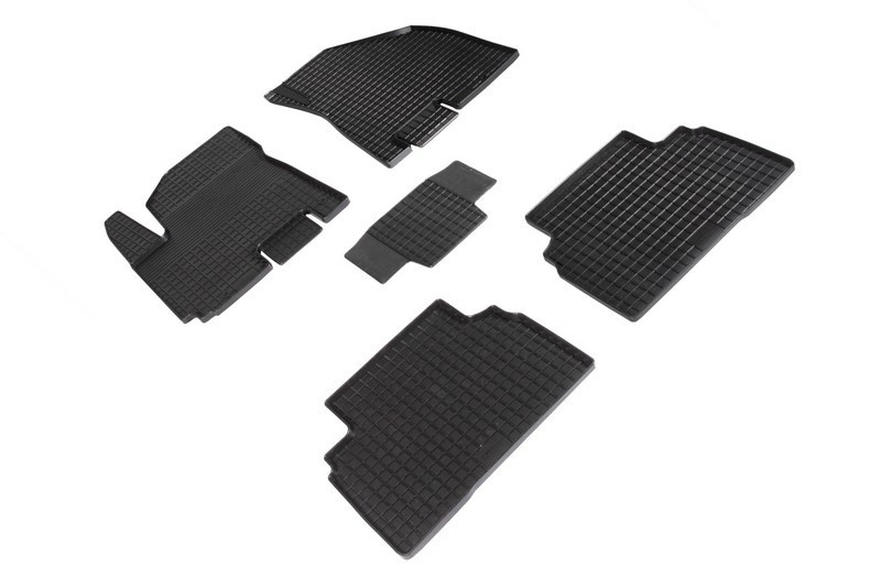 Коврики резиновые с рисунком "Сетка" JAC S5 2015-н.в. (комплект) 95091 SEINTEX