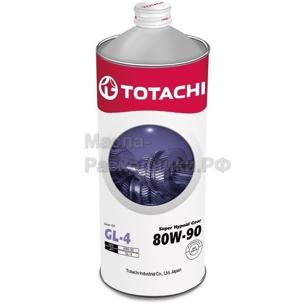 Масло трансмиссионное TOTACHI Super Hypoid Gear GL-4 80W-90 (1л) 60101