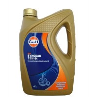 GULF трансмиссионное масло Syngear SAE 75W-90 GL-5/MT-1 (4л) 5056004121420