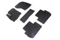 Коврики резиновые с рисунком "Сетка" CITROEN C-Crosser 2007- (комплект) SEINTEX 00560