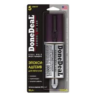 DD6573 Done Deal 5-мин эпокси-адгезив 28,4 в шприце для металла (серый)