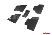 SEINTEX Коврики резиновые с рисунком "Сетка" BMW X5 G-05 2018- (комплект) 90179