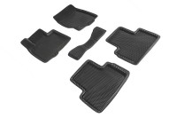 Коврики 3D EVA "РОМБ" INFINITI FX 37, 50 / QX 70 2008-н.в. черные (комплект) 95299 SEINTEX