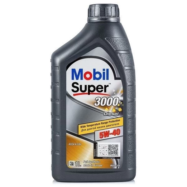 Масло моторное Mobil Super 3000 X1 DIESEL 5W-40 (1л) 152573