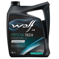 WOLF OFFICIALTECH 0W-20 MS-V Масло моторное (5л) 8332715