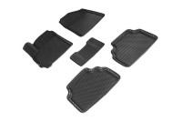 Коврики 3D EVA "РОМБ" KIA Seltos 2019-н.в. черные (комплект) 95483 SEINTEX