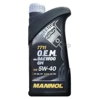 Масло моторное MANNOL O.E.M. for DAEWOO GM 5W-40 (1л) 1082