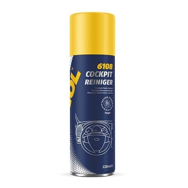 MANNOL 6108 Очиститель приборной панели (роза) Cockpit-Reiniger Rose 220 мл 2211