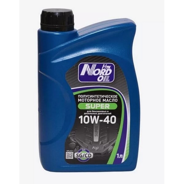 Масло моторное NORD OIL Super 10W-40 SG/CD (1л) NRL037