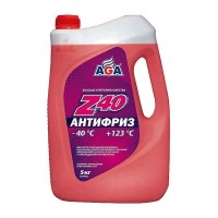 AGA 002Z Антифриз AGA-Z40 (5кг) (готовый, красный)