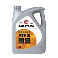 Масло трансмиссионное TAKAYAMA ATF III (4л) пластик 605519