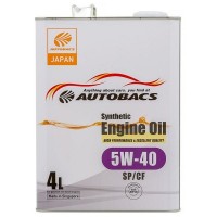AUTOBACS Synthetic Engine Oil 5W-40 SP/CF Масло моторное (4л) A00032432
