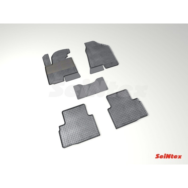 Коврики резиновые с рисунком "Сетка" HYUNDAI ix35 2010-2015 (комплект) SEINTEX 82888