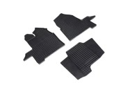 SEINTEX Коврики резиновые с рисунком "Сетка" FORD TOURNEO CUSTOM (1+2) 2017- (комплект) 89169