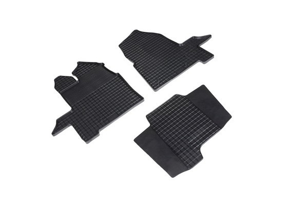 SEINTEX Коврики резиновые с рисунком "Сетка" FORD TOURNEO CUSTOM (1+2) 2017- (комплект) 89169