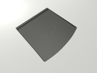 SEINTEX Коврик в багажник SKODA KODIAQ (5 SEATS) (полимерный) черный (шт) (2017-) 88371
