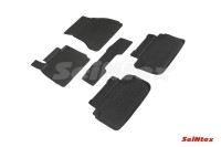 SEINTEX Коврики BMW 5 Ser G30 XDrive с высоким бортом (комплект) 90355 (2016-) + перемычка