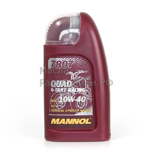 Масло моторное для 4-тактных двигателей MANNOL Quad 4-Takt Racing 10W-40 (1л) 1967