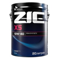 Масло моторное ZIC X5 10W-40 (20л) 192622