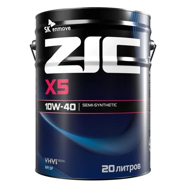 Масло моторное ZIC X5 10W-40 (20л) 192622