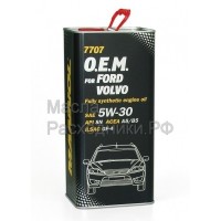 Масло моторное MANNOL (7707) O.E.M. for FORD VOLVO 5W-30 API SN/CF (5л) металл 4042