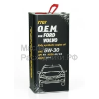 Масло моторное MANNOL (7707) O.E.M. for FORD VOLVO 5W-30 API SN/CF (5л) металл 4042