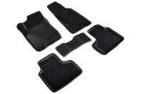 Коврики 3D EVA "РОМБ" Chevrolet NIVA 2002-2020 / Lada NIVA Travel 2020-н.в. черные (комплект) 98521 SEINTEX