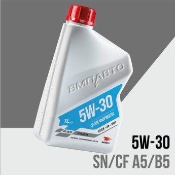 ВМП-Авто Масло моторное 3-SN 5W-30 (A5/B5 SN/CF) (1л) (9214)