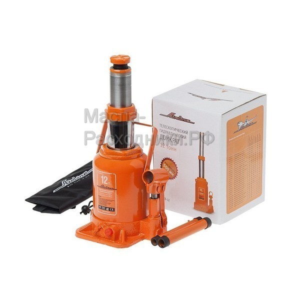 Домкрат телескопический 12т в сумке (MIN - 230 мм, MAX - 500 мм) AIRLINE AJTB12